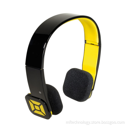 Foldable Headband Battery Capacity Display V3.0 EDR with Microphone Stereo Wireless Bluetooth Headset